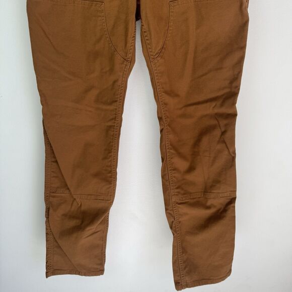 Carhartt Relaxed Fit Double Front Utility Work Pants Women 12 Carpenter Brown - Picture 5 of 11